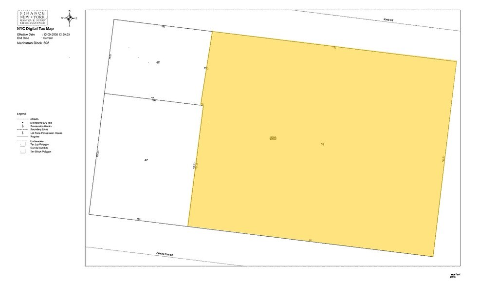 345 Hudson St, New York, NY à louer - Plan cadastral – Image 2 sur 6