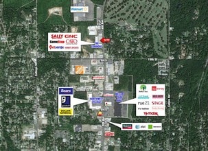 1432 N West Ave, El Dorado, AR - Vue aérienne vue de carte