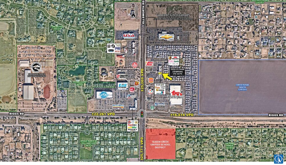 24921 S Ellsworth Rd, Queen Creek, AZ à louer - Photo de l’immeuble – Image 2 sur 5