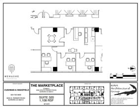 3025 S Parker Rd, Aurora, CO à louer Plan d’étage– Image 1 sur 1