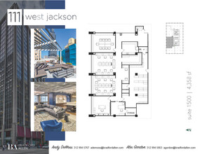 111 W Jackson Blvd, Chicago, IL à louer Plan d’étage– Image 2 sur 5