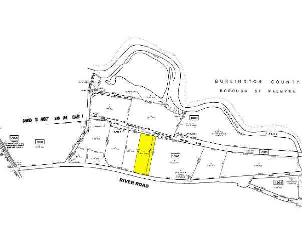 9191 River Rd, Pennsauken, NJ à vendre - Plan cadastral – Image 2 sur 3
