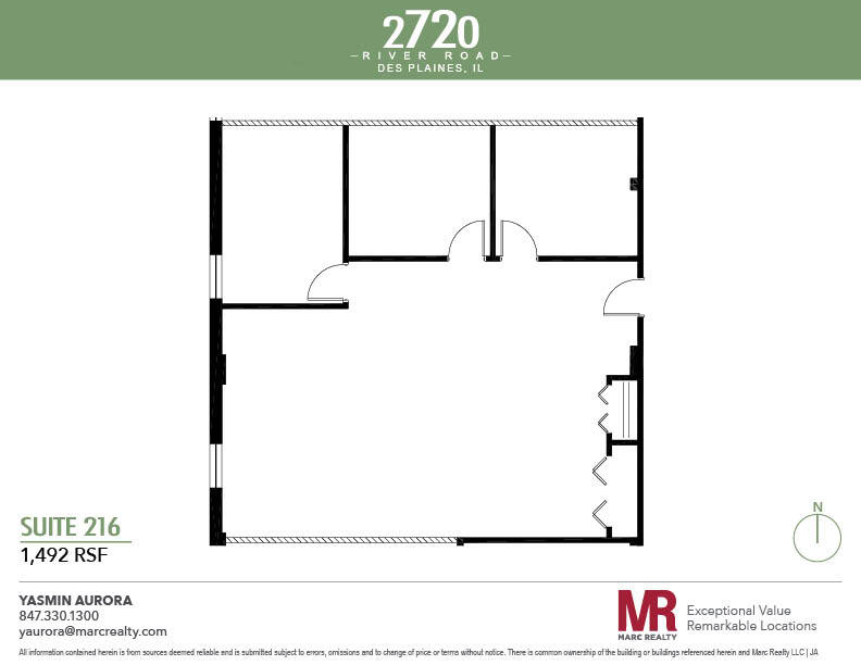 2720 S River Rd, Des Plaines, IL à louer Plan d’étage– Image 1 sur 5