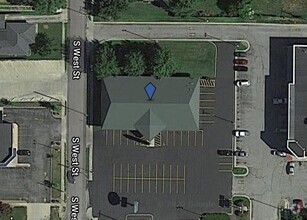 156 W Morton Ave, Jacksonville, IL - VUE AÉRIENNE  vue de carte