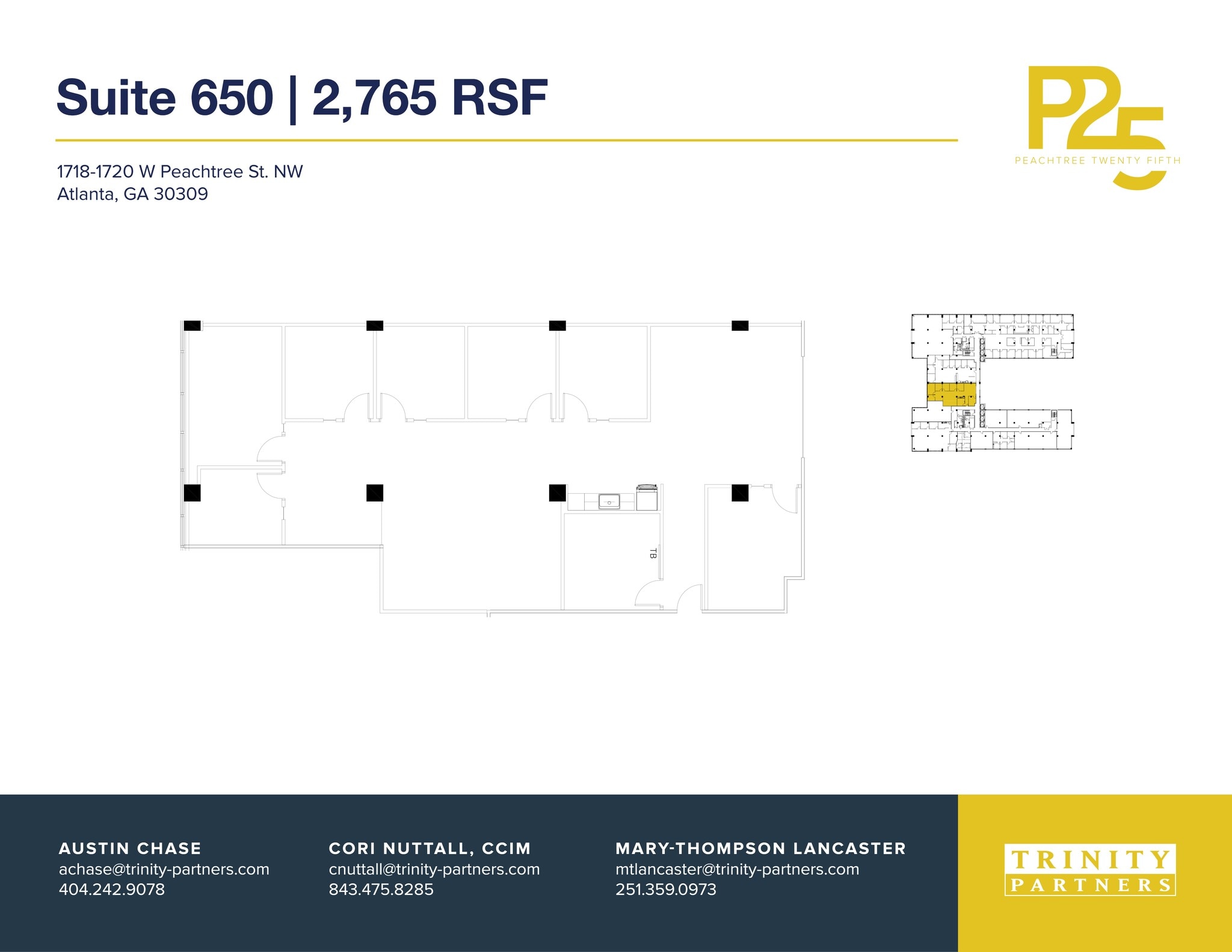 1718-1720 NW Peachtree St, Atlanta, GA à louer Plan de site– Image 1 sur 1