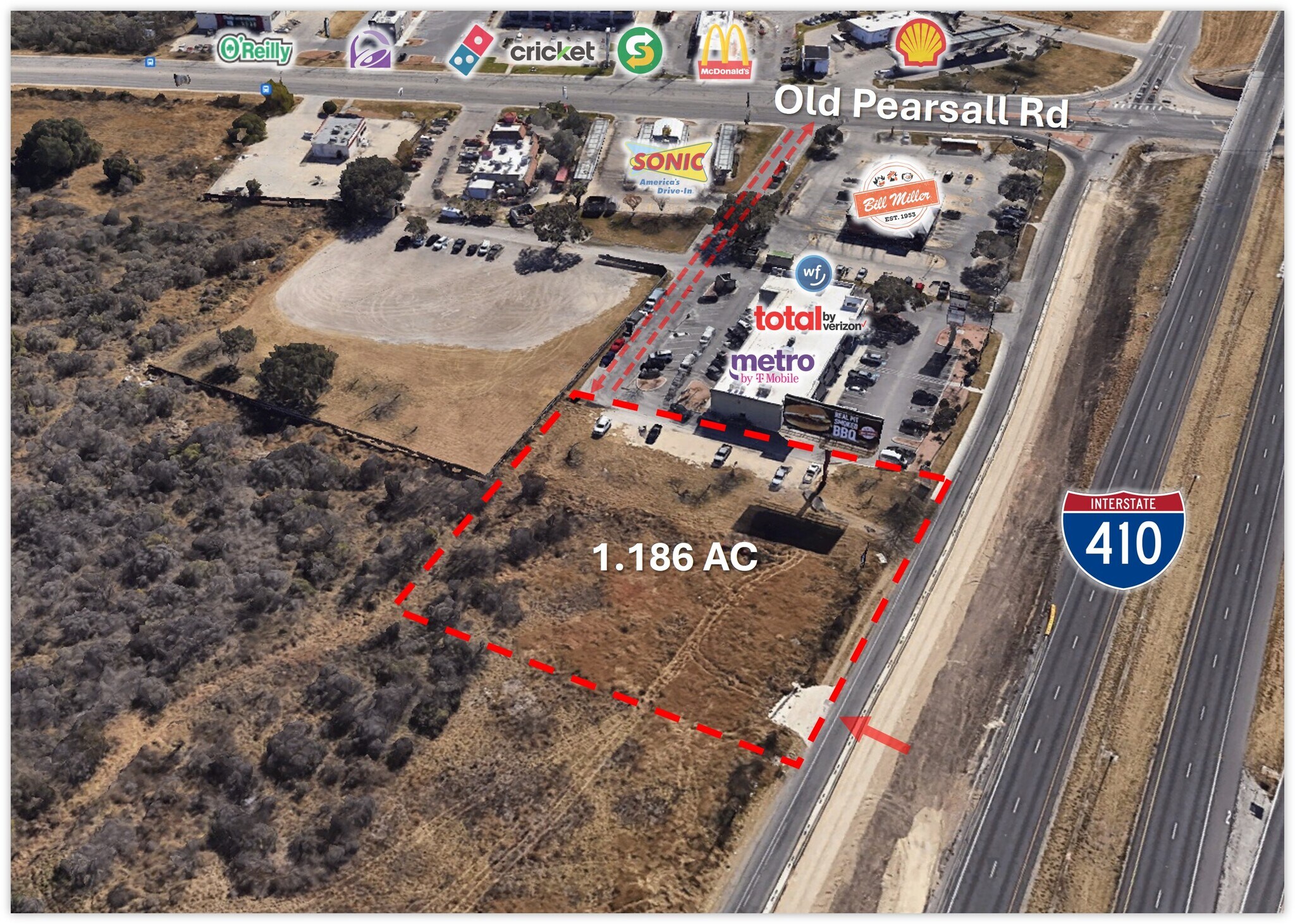 8870 SW Loop 410, San Antonio, TX à vendre Aérien– Image 1 sur 9