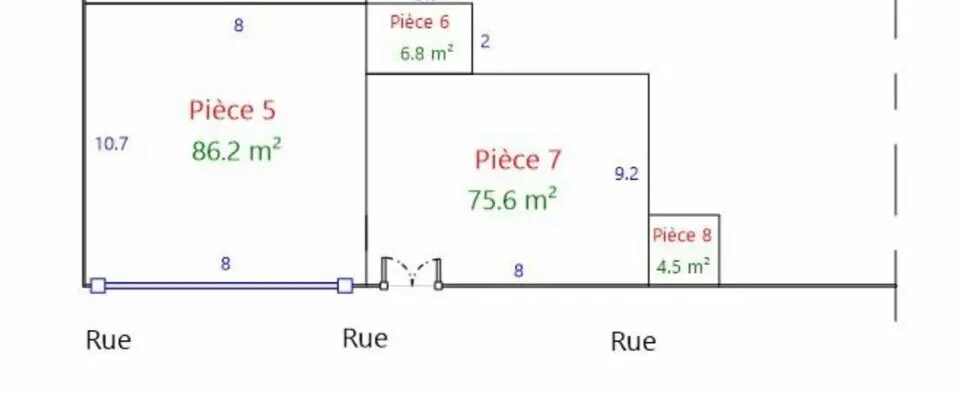 Local commercial dans Saint-Thibault-des-Vignes à louer - Plan d’étage – Image 2 sur 5