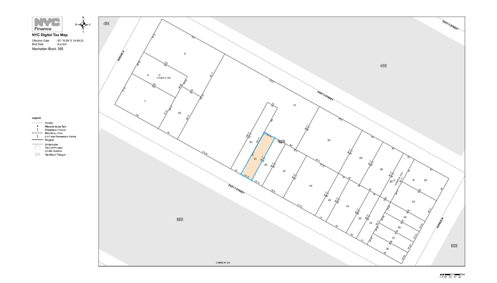 175 E Third St, New York, NY à vendre - Plan cadastral – Image 3 sur 3