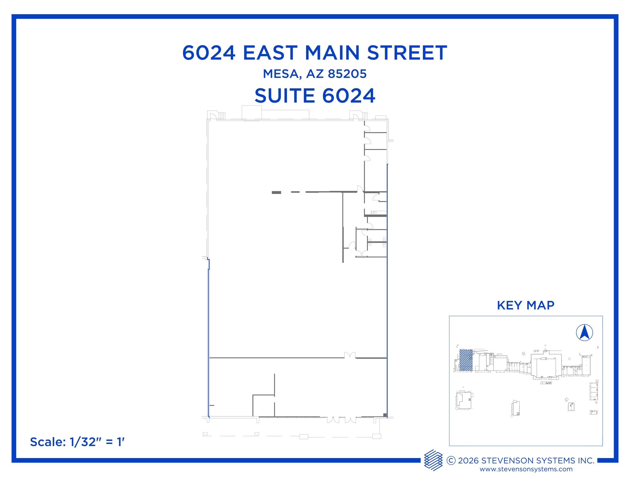 6016-6036 E Main St, Mesa, AZ à louer Plan de site– Image 1 sur 1