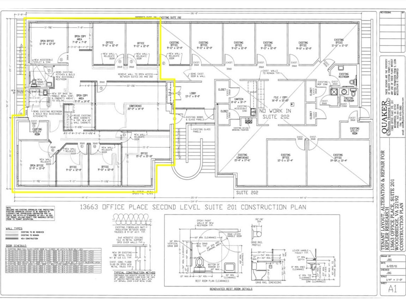 13663 Office Pl, Woodbridge, VA à louer Plan d’étage– Image 1 sur 1