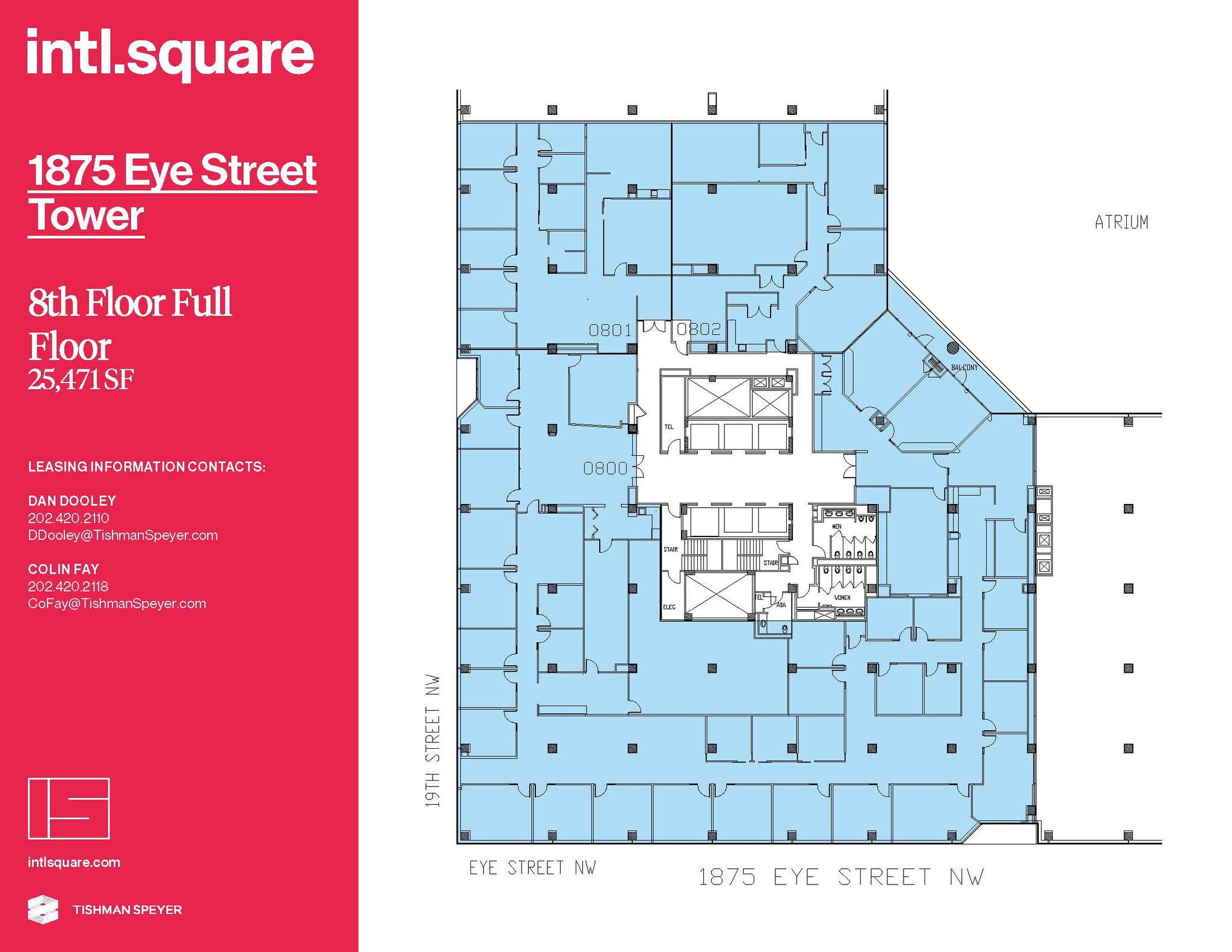 1875 I St NW, Washington, DC à louer Plan d’étage– Image 1 sur 4