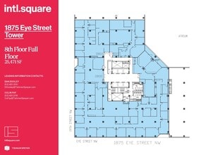 1875 I St NW, Washington, DC à louer Plan d’étage– Image 1 sur 4