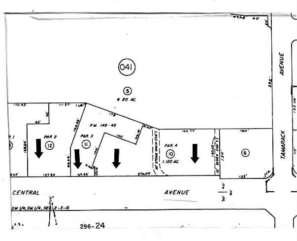 375-385 W Central Ave, Brea, CA à louer - Plan cadastral – Image 2 sur 2