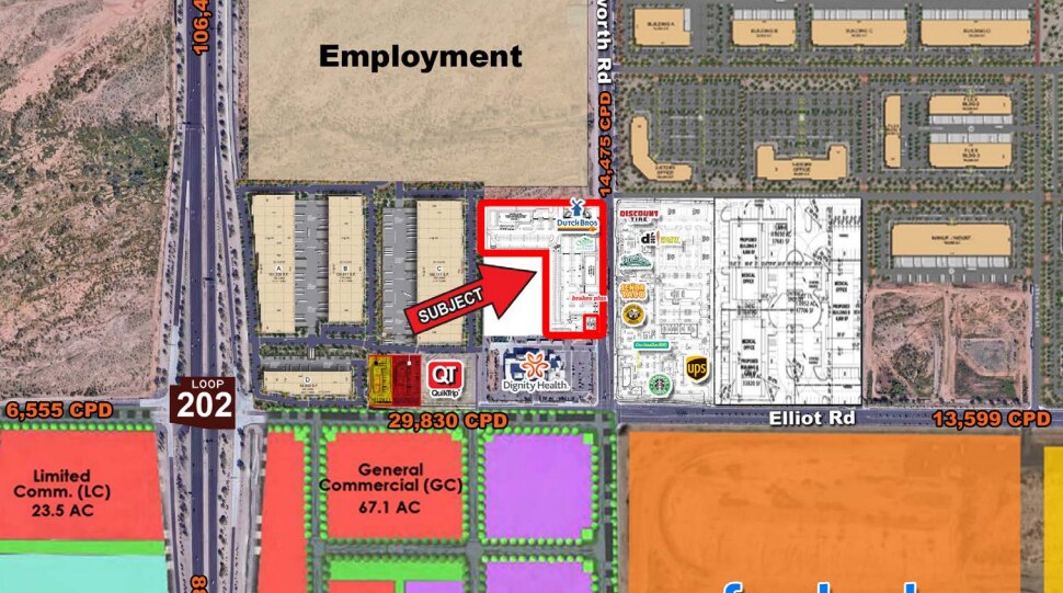 3452 S Ellsworth Rd, Mesa, AZ à louer - Photo de l’immeuble – Image 2 sur 4