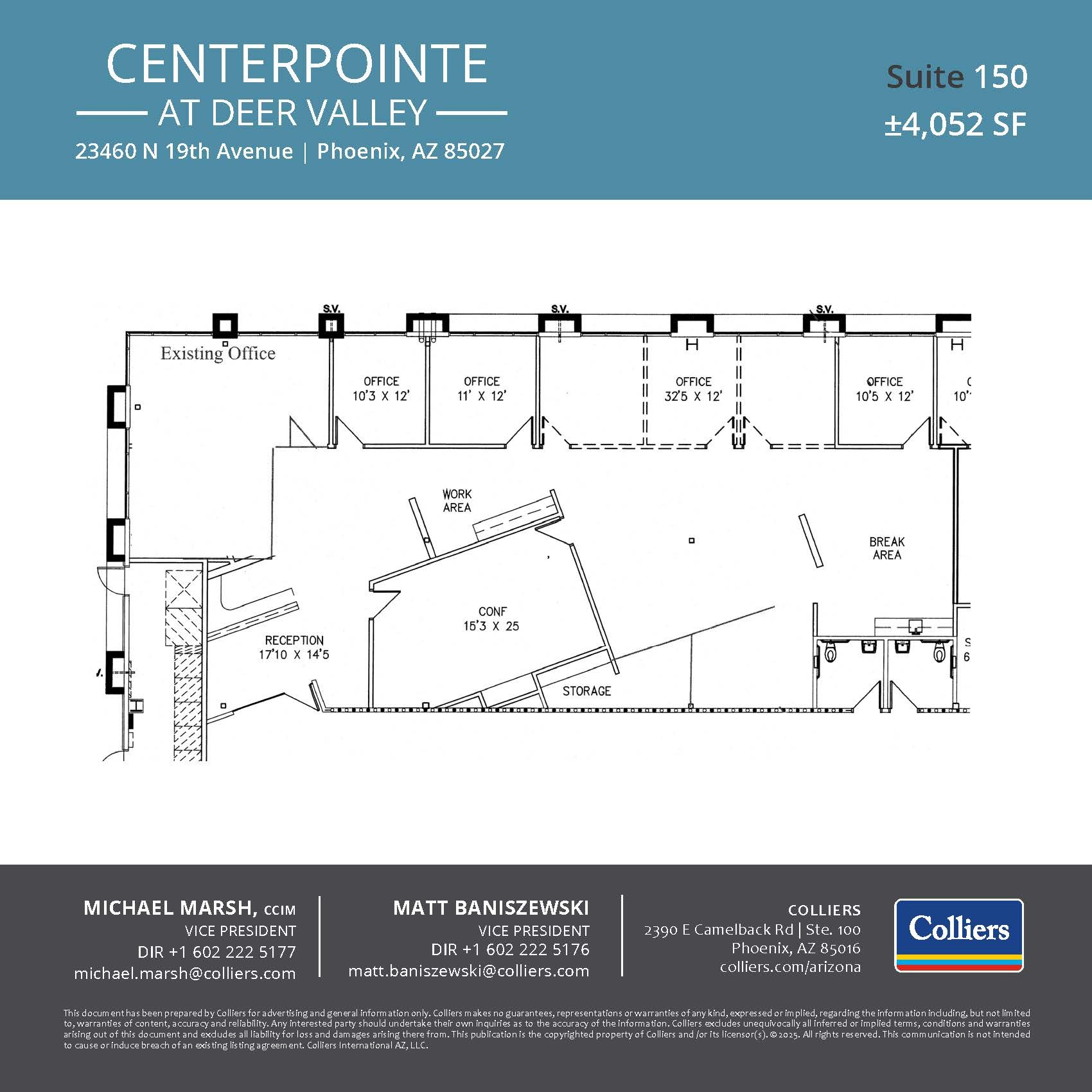 1930 W Pinnacle Peak Rd, Phoenix, AZ à louer Plan d’étage– Image 1 sur 1