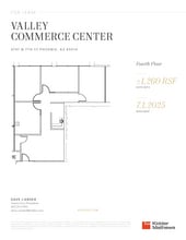 4745 N 7th St, Phoenix, AZ à louer Plan d’étage– Image 1 sur 1