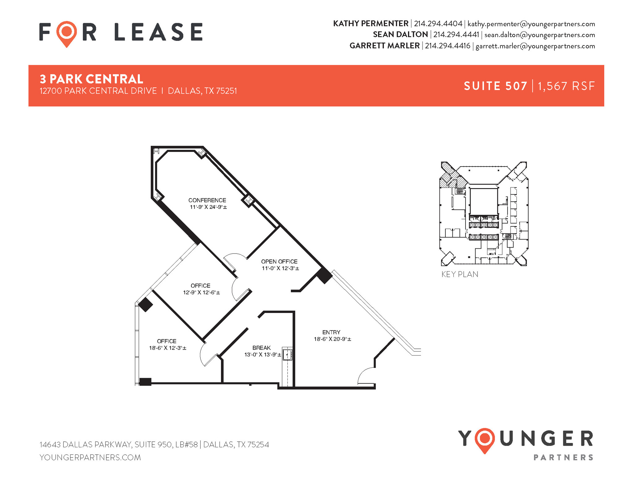12700 Park Central Dr, Dallas, TX à louer Plan d’étage– Image 1 sur 1