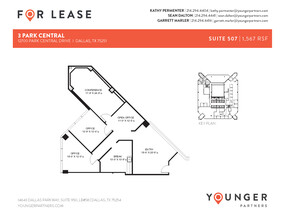 12700 Park Central Dr, Dallas, TX à louer Plan d’étage– Image 1 sur 1