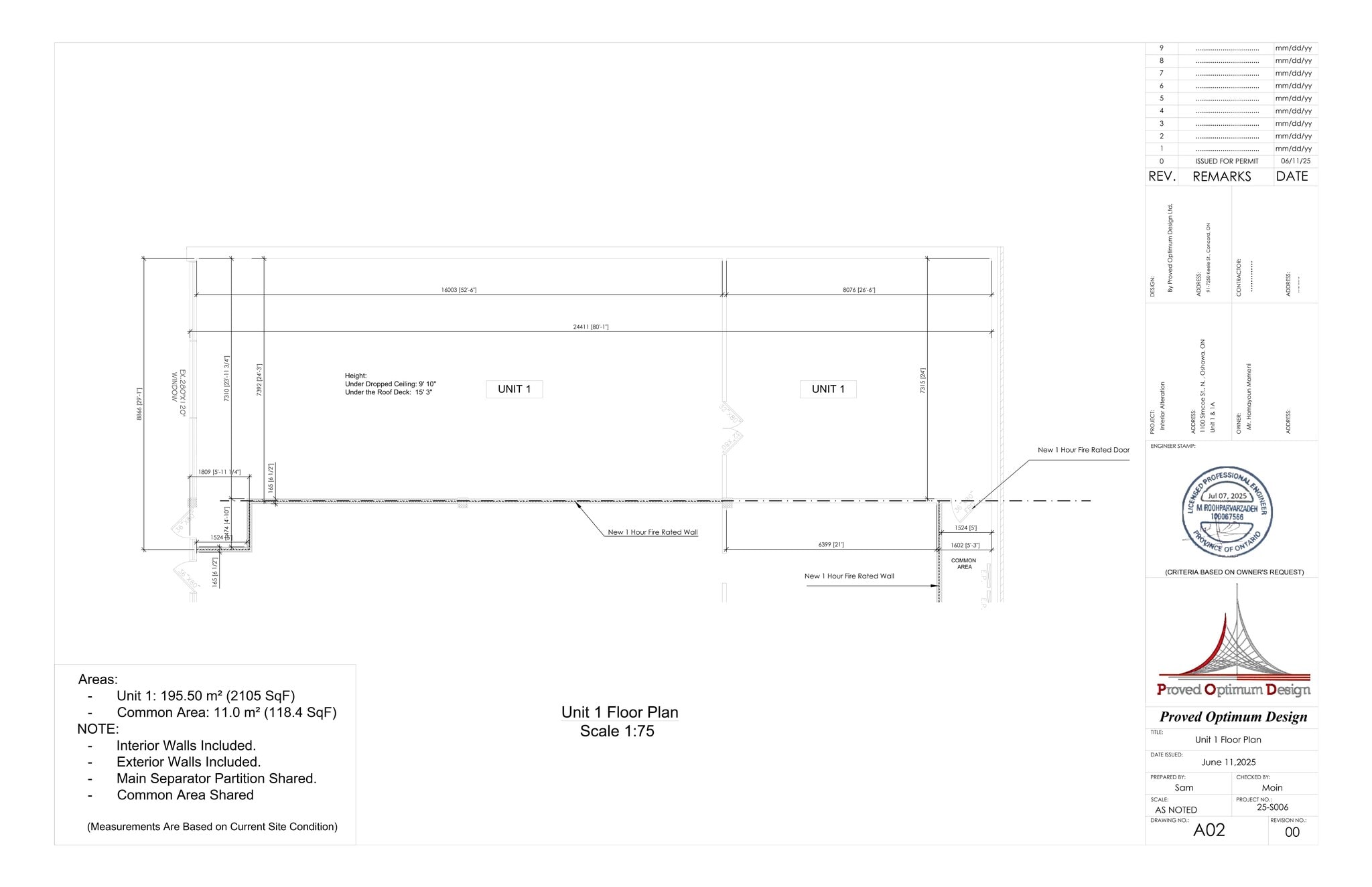 1100 Simcoe St N, Oshawa, ON à louer Plan de site– Image 1 sur 1