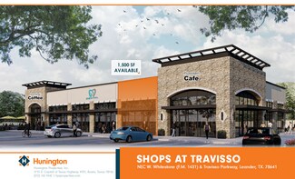 Plus de détails pour NEC W. Whitestone (F.M. 1431) & Travisso Parkway, Leander, TX - Local commercial à louer