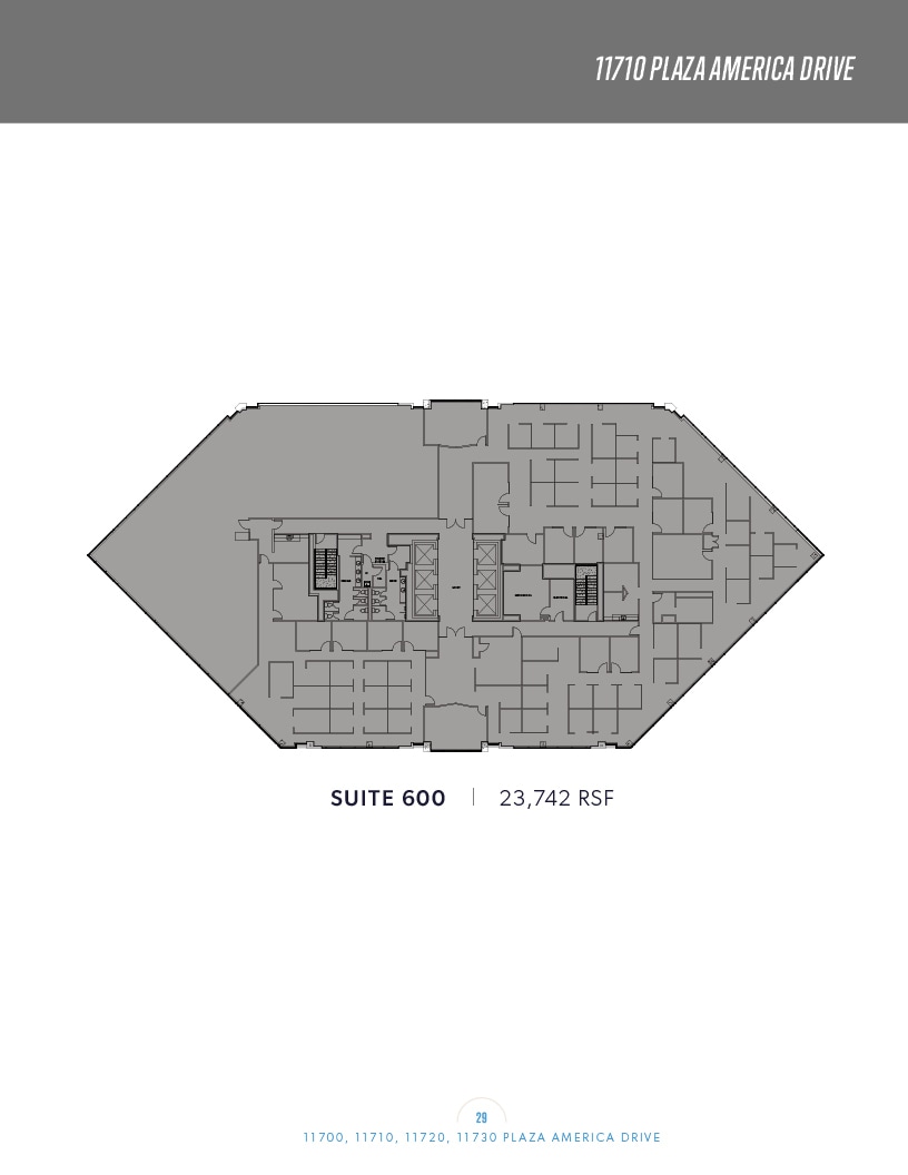 11700 Plaza America Dr, Reston, VA à louer Plan d’étage– Image 1 sur 1