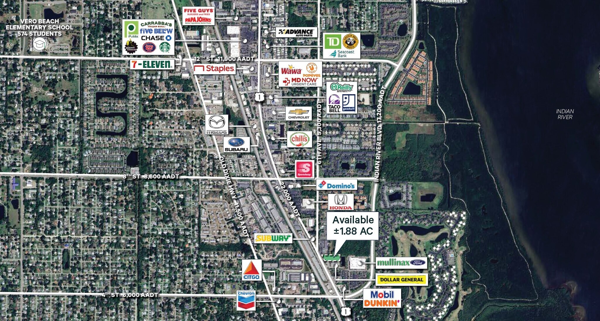 590 U.S. Rte 1, Vero Beach, FL à louer Photo de l’immeuble– Image 1 sur 4