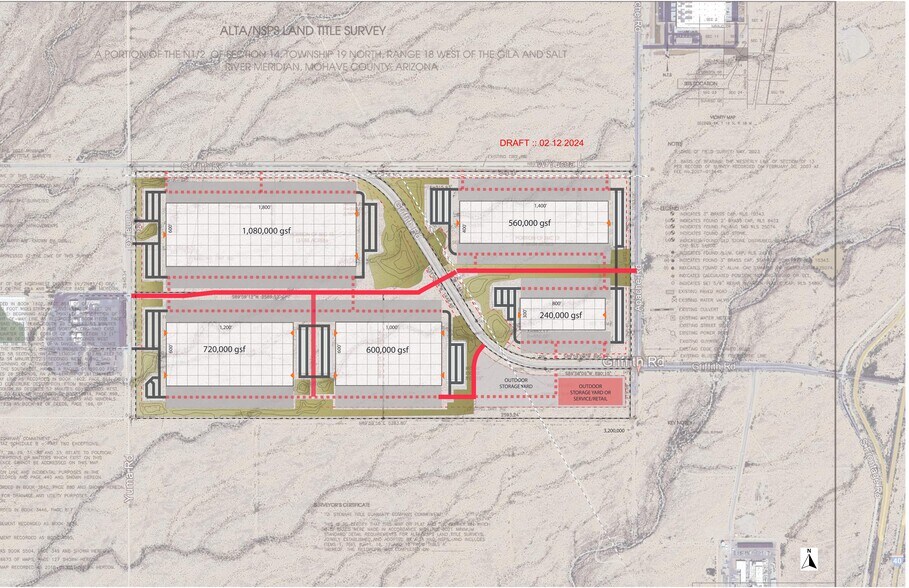 Griffith Rd and Yuma Rd, Golden Valley, AZ à louer - Plan de site – Image 1 sur 1