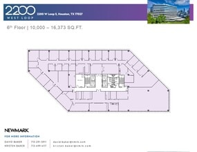 2200 West Loop South, Houston, TX à louer Plan d’étage– Image 1 sur 1
