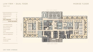 245 Park Ave, New York, NY à louer Plan d’étage– Image 2 sur 3