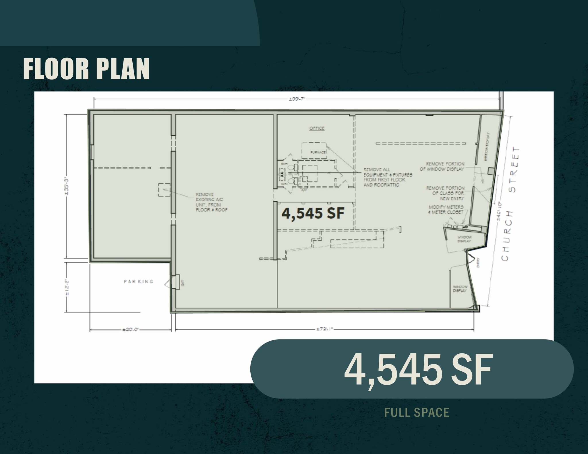 34 Church St, Montclair, NJ à louer Plan d’étage– Image 1 sur 1