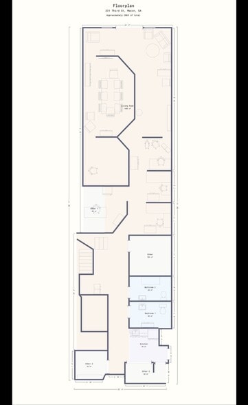 341 3rd St, Macon-Bibb, GA à vendre - Plan d’étage – Image 3 sur 16