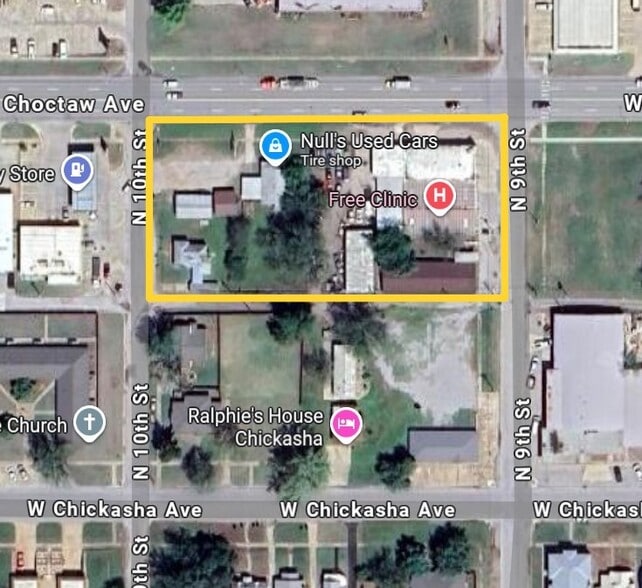 127 N 9th St, Chickasha, OK à vendre - Plan de site – Image 1 sur 21