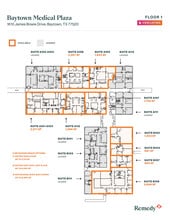 1610 James Bowie Dr, Baytown, TX à louer Plan d’étage– Image 1 sur 1