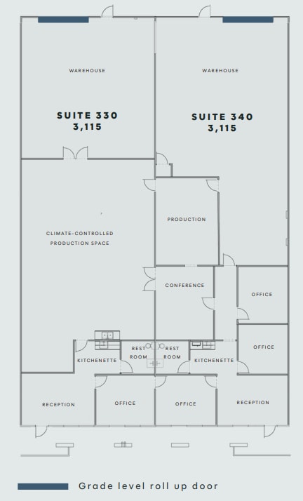 11860 Community Rd, Poway, CA à louer Plan d’étage– Image 1 sur 1