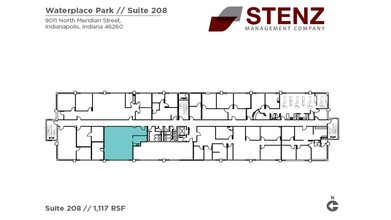 9011 N Meridian St, Indianapolis, IN à louer Plan de site– Image 1 sur 1