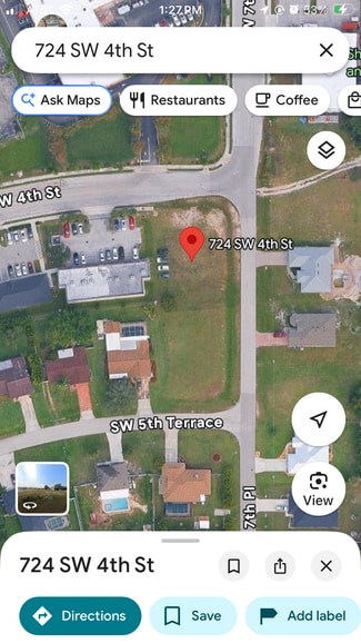 Plus de détails pour SW 724 SW 4th St, Cape Coral, FL - Terrain à vendre