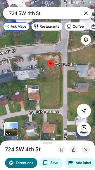 Plus de détails pour SW 724 SW 4th St, Cape Coral, FL - Terrain à vendre