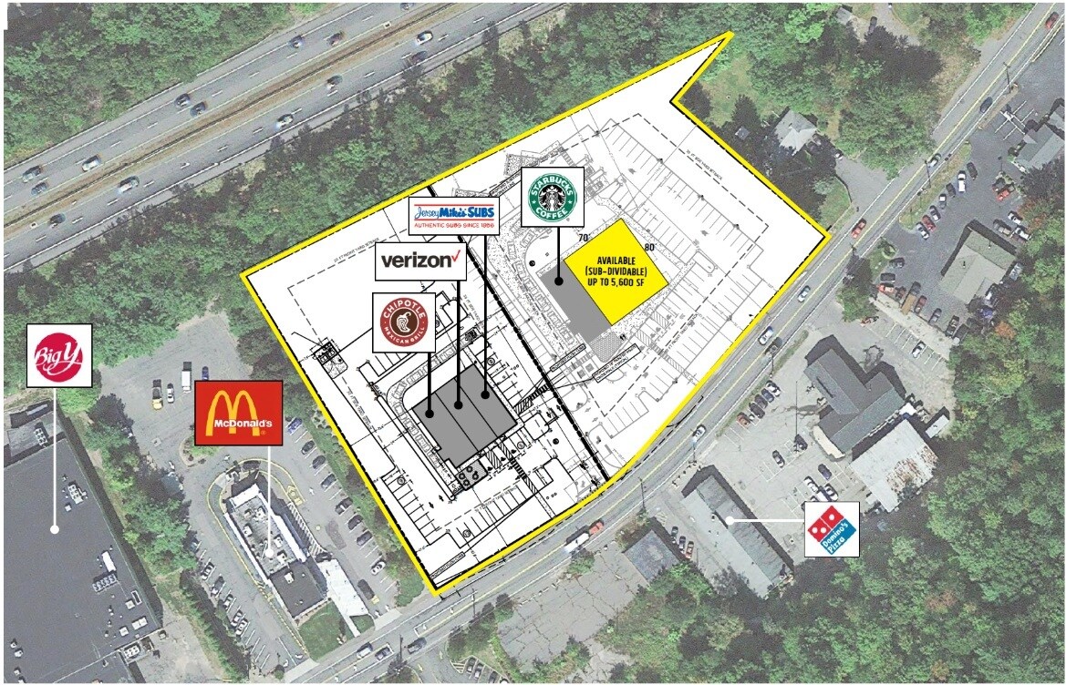 1186-1190 Thorndike St, Palmer, MA à louer Plan de site– Image 1 sur 3