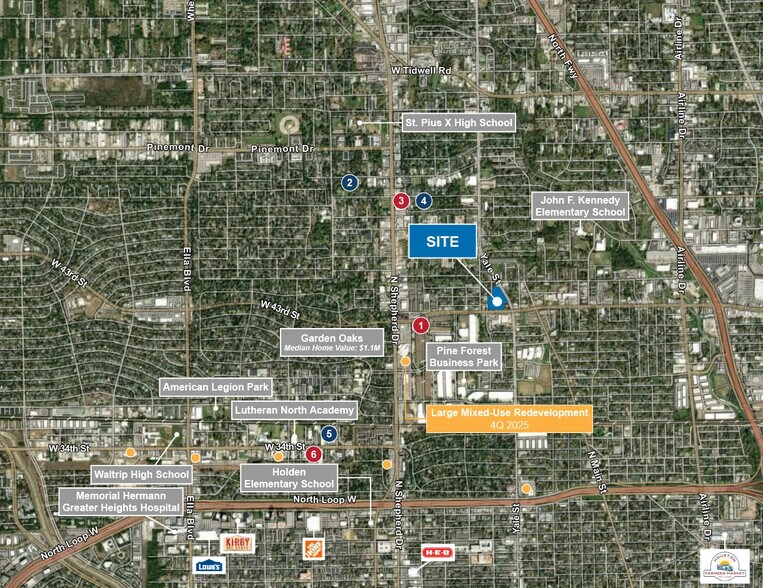 4411 Yale St, Houston, TX à vendre - Plan de site – Image 2 sur 2