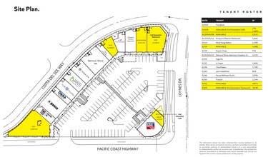 6200-6252 E Pacific Coast Hwy, Long Beach, CA à louer Plan de site– Image 1 sur 1