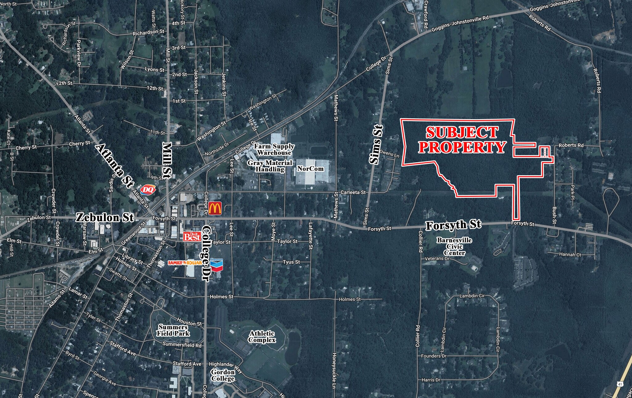 US 41, Barnesville, GA à vendre Photo principale– Image 1 sur 3