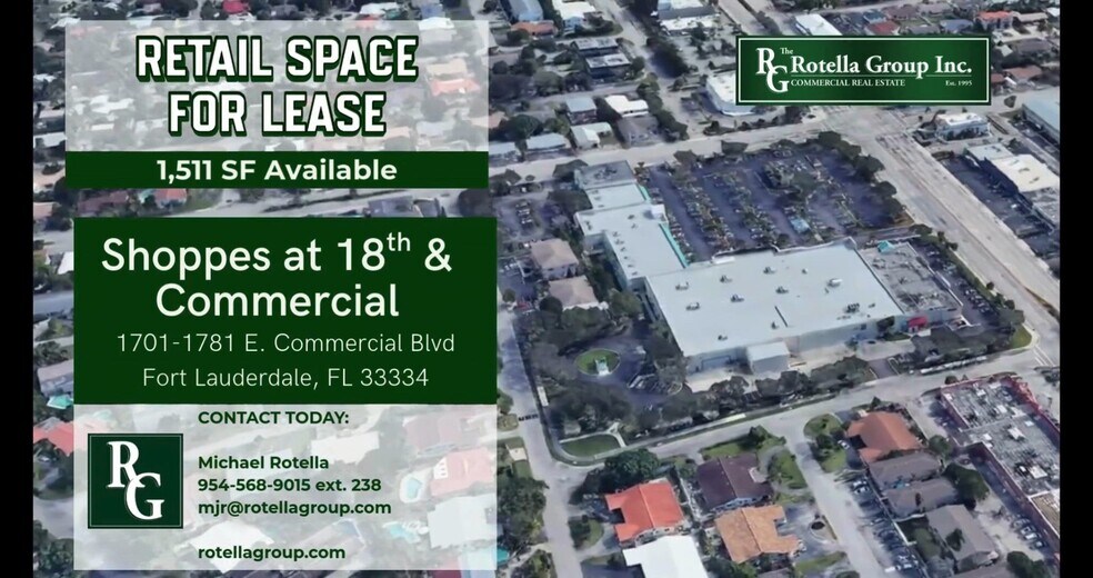 1701-1799 E Commercial Blvd, Fort Lauderdale, FL à louer - Vidéo sur l’annonce professionnelle – Image 2 sur 11
