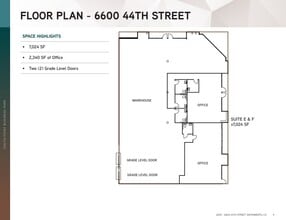 6524 44th St, Sacramento, CA à louer Plan d’étage– Image 1 sur 1