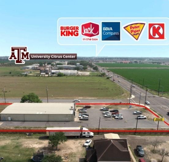 900 N. International, Weslaco, TX à vendre - Aérien – Image 2 sur 3
