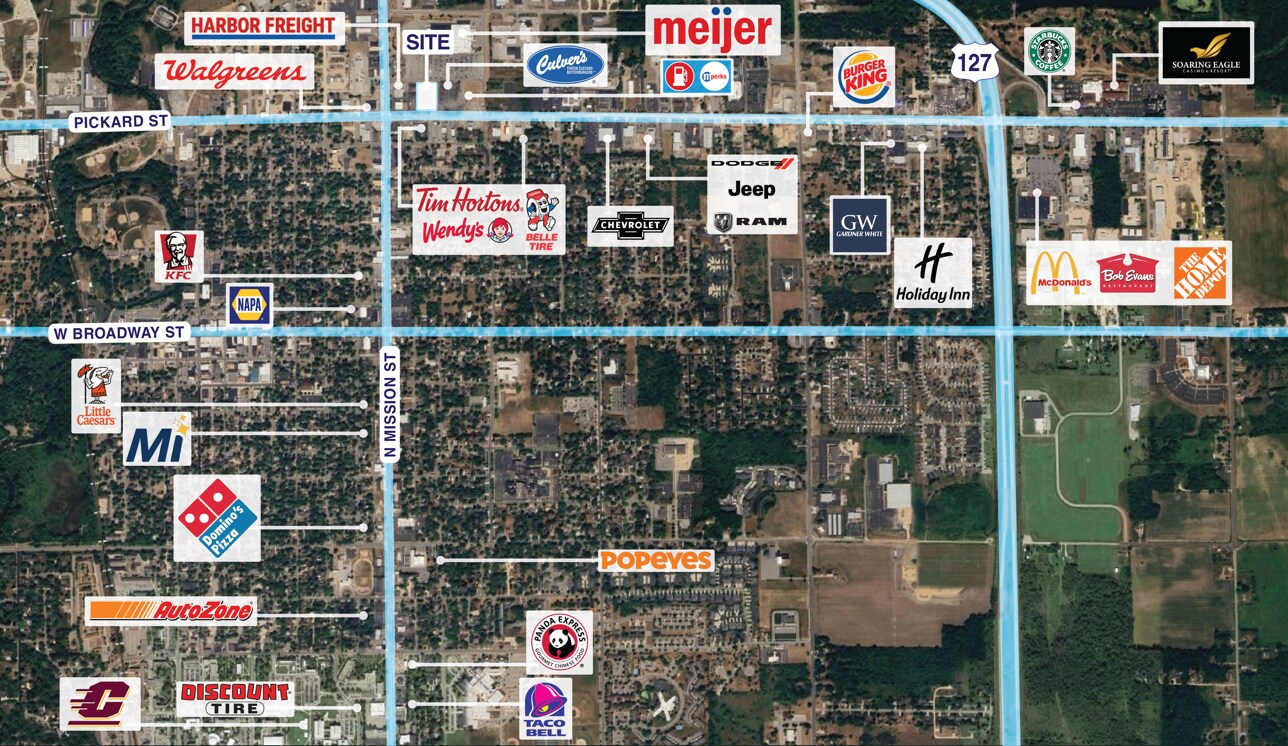 911 E Pickard St, Mount Pleasant, MI à louer Photo de l’immeuble– Image 1 sur 3