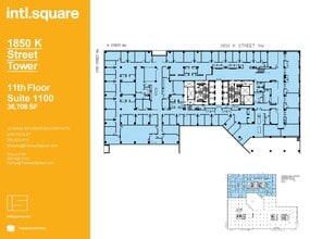 1875 I St NW, Washington, DC à louer Plan d’étage– Image 1 sur 1