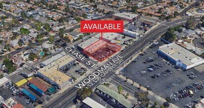 8646-8658 Woodman Ave, Arleta, CA - Vue aérienne vue de carte