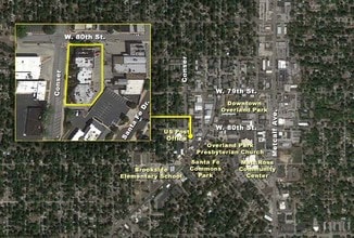 8001 Conser St, Overland Park, KS - VUE AÉRIENNE  vue de carte