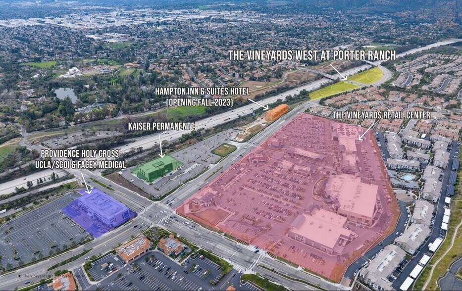 SEC Rinaldi St & Mason Ave, Porter Ranch, 91326, Porter Ranch, CA à louer - Aérien – Image 2 sur 5