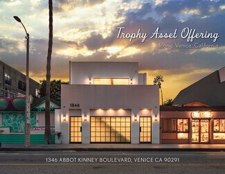 Plus de détails pour 1346 Abbot Kinney Blvd, Venice, CA - Bureau à vendre